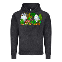 Vintage Black Spooky Plants Vintage Hoodie - CowhideDigitalArt