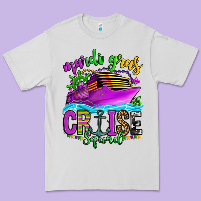 Mardi Gras Cruise Squad Premium Tee Designed By Oliviacreatesart