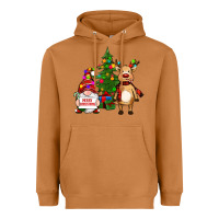 Meerkat merry christmas gnomes, reindeer Heavyweight Hoodie - RanaPortraitStore