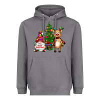 Storm merry christmas gnomes, reindeer Heavyweight Hoodie - RanaPortraitStore