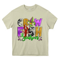 Mossy crawfish season mardi gras carnival fleur de lis Heavy Core Tee - Jasminsmagicworld