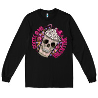 Black Coffee is my Valentine Long Sleeve Tee - CowhideDigitalArt