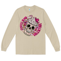 Mushroom Coffee is my Valentine Long Sleeve Tee - CowhideDigitalArt