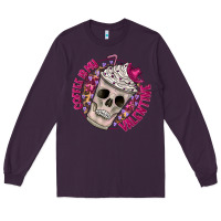Plum Coffee is my Valentine Long Sleeve Tee - CowhideDigitalArt
