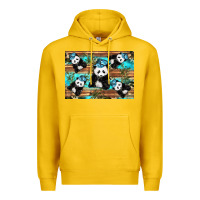 Lemon Camouflage Baby Panda Premium Hoodie - Artiststas