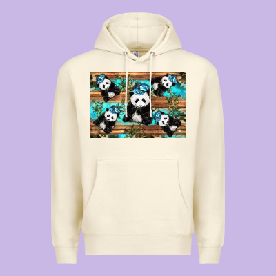 Camouflage Baby Panda Premium Hoodie Designed By Artiststas