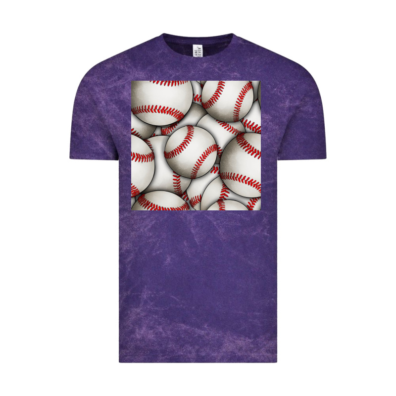Baseball Seamless Pattern Vintage Tee by BundleAndBundleShop | Teevron