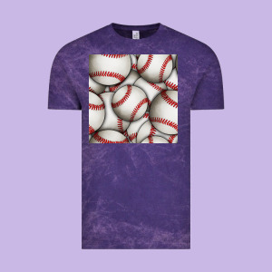 Baseball Seamless Pattern Vintage Tee Designed By Bundleandbundleshop