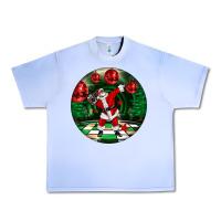 Grape Ice Dancing santa Urban Heavy Tee - FaDigitalArtStudio