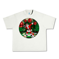 Pistachio Dancing santa Urban Heavy Tee - FaDigitalArtStudio