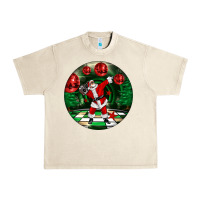 Sandshell Dancing santa Urban Heavy Tee - FaDigitalArtStudio