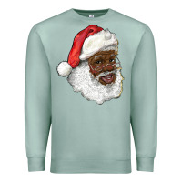 Seafoam african american santa Premium Sweatshirt - RanaPortraitStore