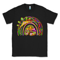 Black mardi gras rainbow Classic Tee - OliviaCreatesArt
