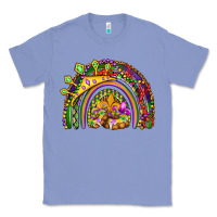Colony Blue mardi gras rainbow Classic Tee - OliviaCreatesArt