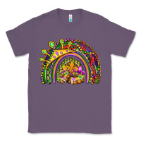 Lavender mardi gras rainbow Classic Tee - OliviaCreatesArt