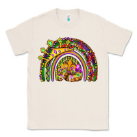 Natural mardi gras rainbow Classic Tee - OliviaCreatesArt