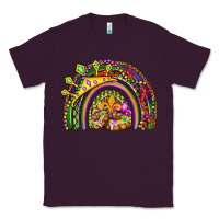 Plum mardi gras rainbow Classic Tee - OliviaCreatesArt