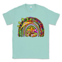 Seafoam mardi gras rainbow Classic Tee - OliviaCreatesArt