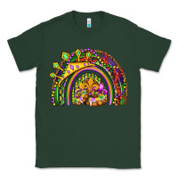 Sports Green mardi gras rainbow Classic Tee - OliviaCreatesArt