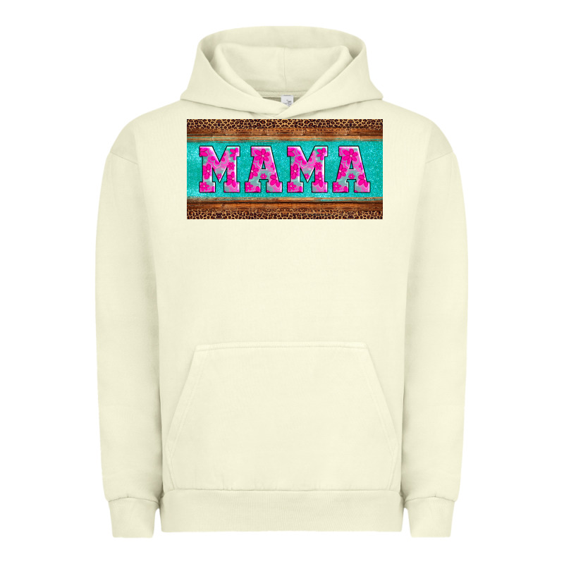 Floral Mama Mother's Day License Plate Urban Hoodie by Jasminsmagicworld | Teevron