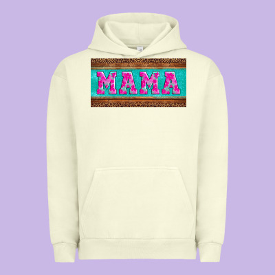 Floral Mama Mother's Day License Plate Urban Hoodie Designed By Jasminsmagicworld