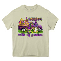 Mossy Parading with my gnomies Heavy Core Tee - HowdyJamesFarm