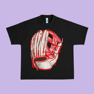 Catchers Mitt Fa Element Urban Heavy Tee Designed By Fadigitalartstudio