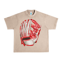 French Oak Catchers Mitt Fa Element Urban Heavy Tee - FaDigitalArtStudio
