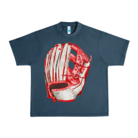 Midnight Navy Catchers Mitt Fa Element Urban Heavy Tee - FaDigitalArtStudio