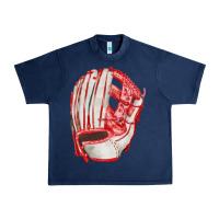 Navy Catchers Mitt Fa Element Urban Heavy Tee - FaDigitalArtStudio