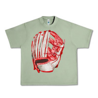 Oil Green Catchers Mitt Fa Element Urban Heavy Tee - FaDigitalArtStudio