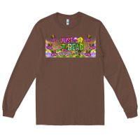 Chestnut Just Bead Long Sleeve Tee - CowhideDigitalArt