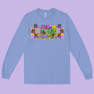 Just Bead Long Sleeve Tee Designed By Cowhidedigitalart