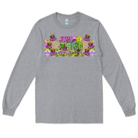 Heather Grey Just Bead Long Sleeve Tee - CowhideDigitalArt