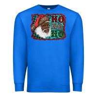 True Royal african american santa ho ho ho Premium Sweatshirt - RanaPortraitStore
