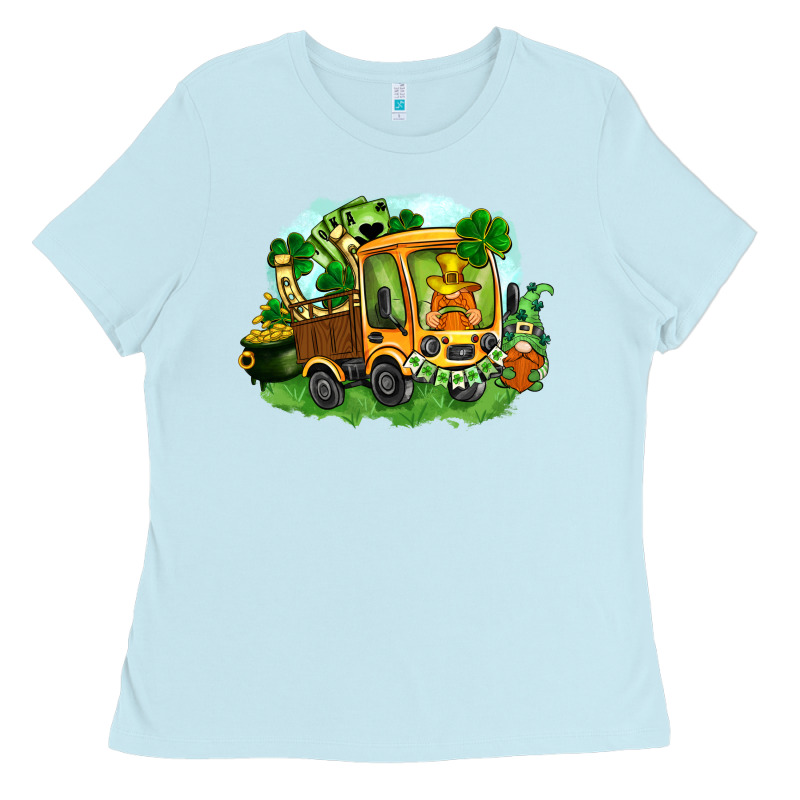 Truck Saint Patrick's Day Ladies Tee by FaDigitalArtStudio | Teevron