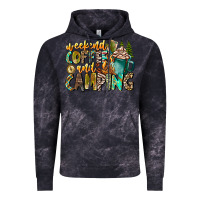 Cloud Black Weekends Coffee And Camping Vintage Hoodie - CowhideDigitalArt