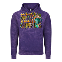 Cloud Purple Weekends Coffee And Camping Vintage Hoodie - CowhideDigitalArt
