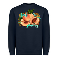 Navy just peachy 2 Heavyweight Sweatshirt - JahusDesignShop