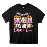 Black Small town Easter Day Heavy Core Tee - CowGirlArtShop