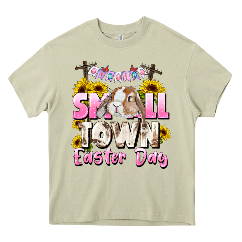 Small Town Easter Day Heavy Core Tee by CowGirlArtShop | Teevron