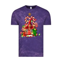 Cloud Purple christmas  gnomes Vintage Tee - FaDigitalArtStudio