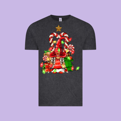 Christmas  Gnomes Vintage Tee Designed By Fadigitalartstudio