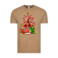 Vintage Coffee christmas  gnomes Vintage Tee - FaDigitalArtStudio