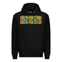 Black Thankful Pumpkin Premium Hoodie - Artiststas