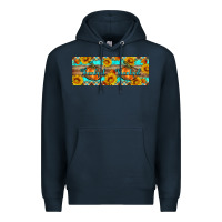 Navy Thankful Pumpkin Premium Hoodie - Artiststas