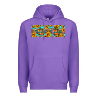 Purple Thankful Pumpkin Premium Hoodie - Artiststas