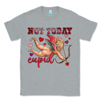 Heather Grey not today cupid Classic Tee - OliviaCreatesArt