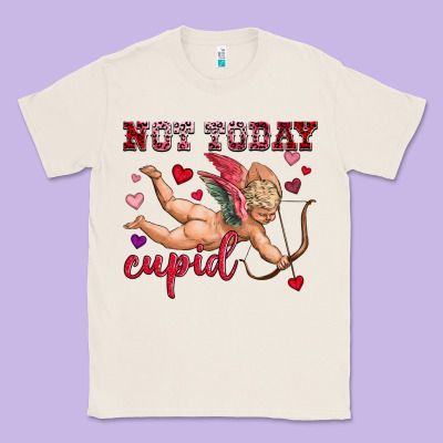 Not Today Cupid Classic Tee Designed By Oliviacreatesart