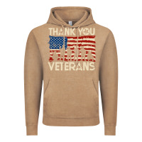 Vintage Coffee Thank You Veterans American Flag Patriotic Vintage Hoodie - baoMotion